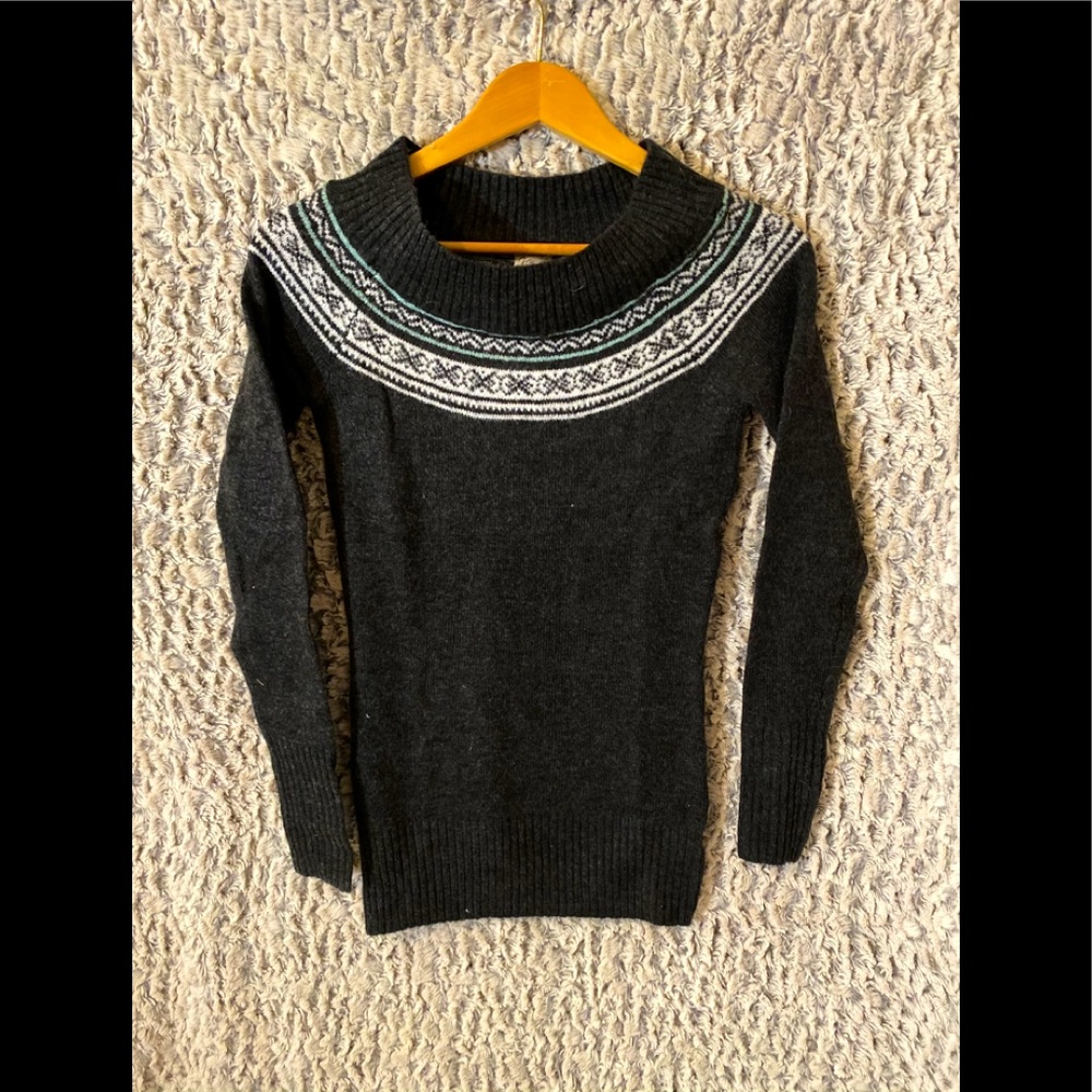 Long soft knit sweater